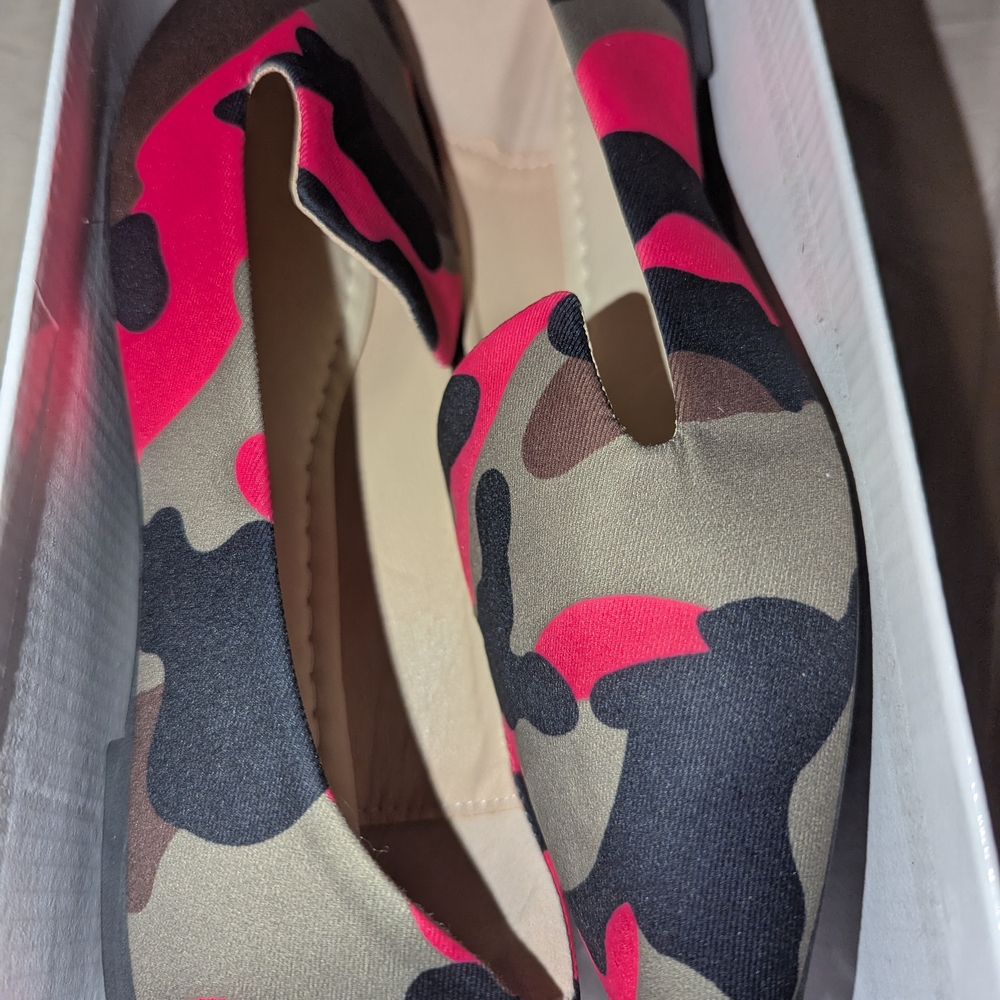 Camouflage Patterned Women's Shoes